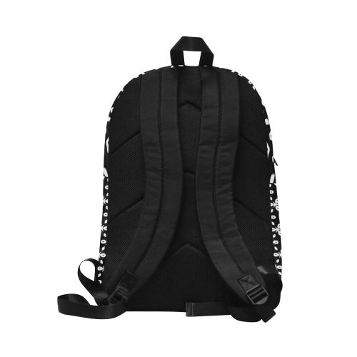 geometric pattern black and white Unisex Classic Backpack (Model 1673)