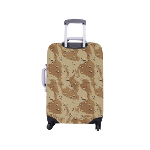 Vintage Desert Brown Camouflage Luggage Cover/Small 18"-21"