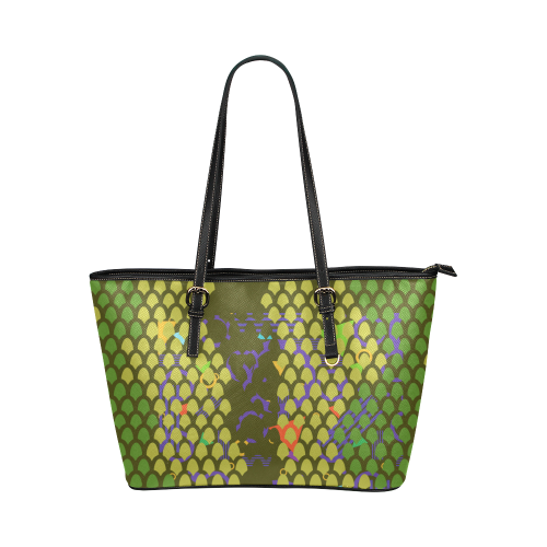 serpiente Leather Tote Bag/Small (Model 1651)