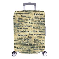 Words Popart by Nico Bielow Luggage Cover/Large 26"-28"