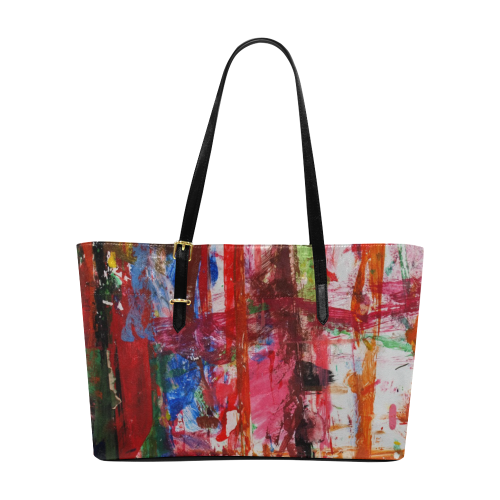 Paint on a white background Euramerican Tote Bag/Large (Model 1656)