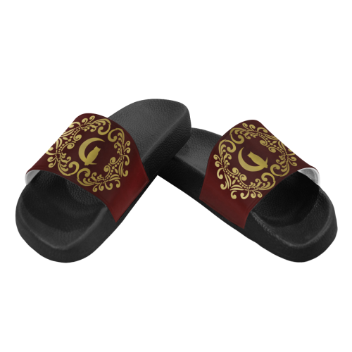 VIP LCC BORDEAUX Men's Slide Sandals (Model 057)