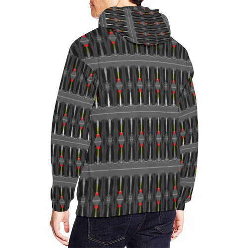32_5000 167 All Over Print Hoodie for Men/Large Size (USA Size) (Model H13)