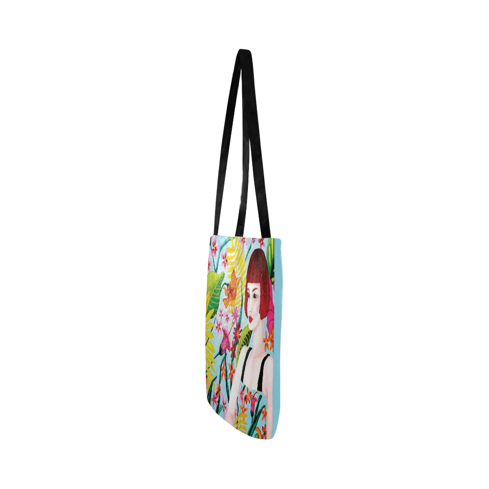 TROPICAL DREAMING Reusable Shopping Bag Model 1660 (Two sides)
