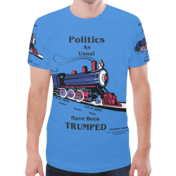 Trump Train Politics New All Over Print T-shirt for Men (Model T45)