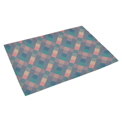 Pastel Pixels Azalea Doormat 30" x 18" (Sponge Material)