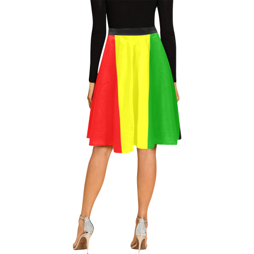 RASTA ONE LOVE Melete Pleated Midi Skirt (Model D15)