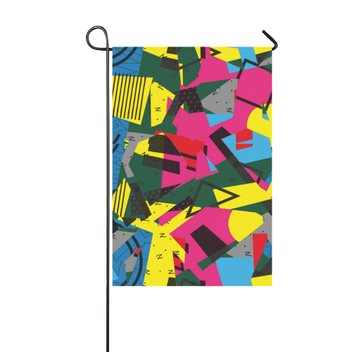 Crolorful shapes Garden Flag 12‘’x18‘’（Without Flagpole）