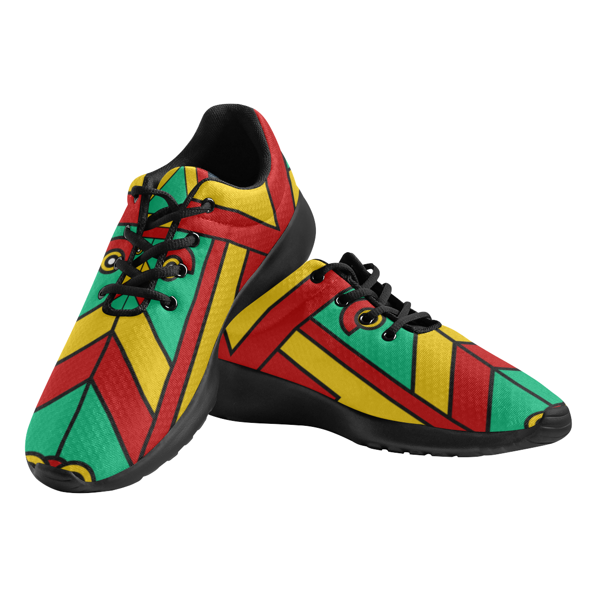 Aztec Spiritual Tribal Men's Athletic Shoes (Model 0200)
