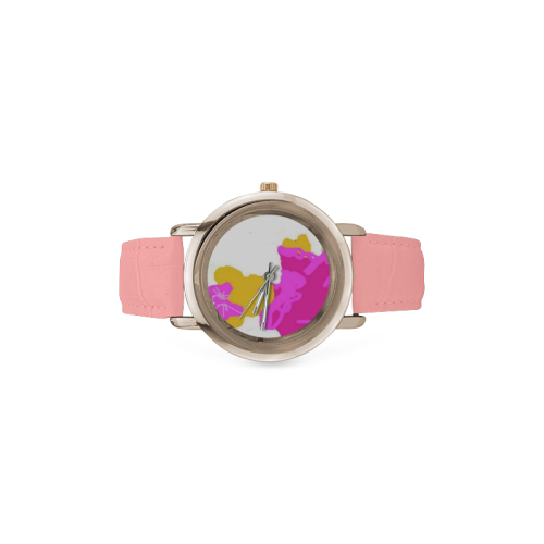SERIPPY Women's Rose Gold Leather Strap Watch(Model 201)