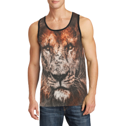 lion jbjart #lion Men's All Over Print Tank Top (Model T57)