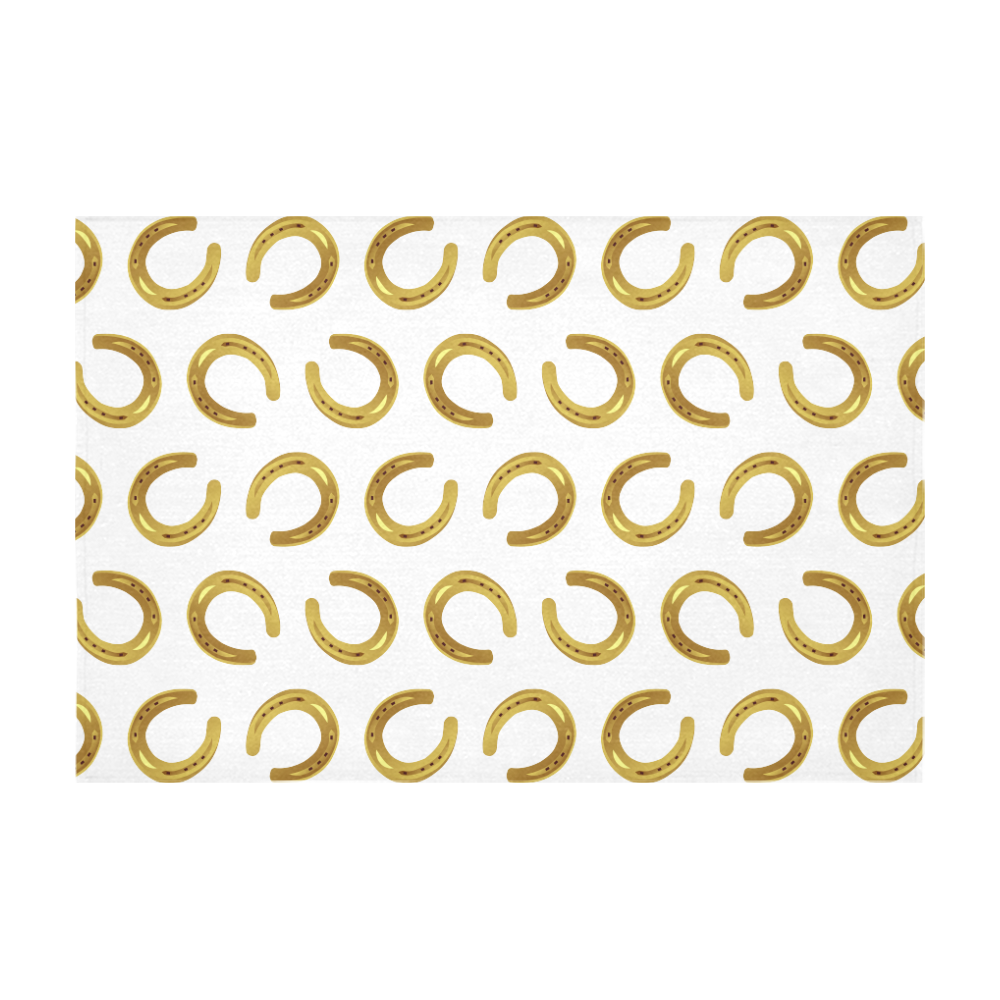 Golden horseshoe Cotton Linen Tablecloth 60" x 90"