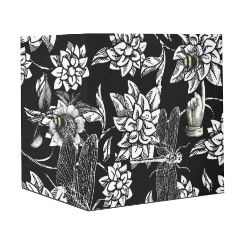 Black and White Nature Garden Gift Wrapping Paper 58"x 23" (1 Roll)