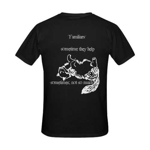 My Familiar Cat Men's Slim Fit T-shirt (Model T13)