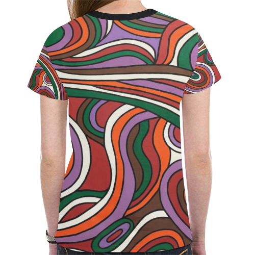 Vulnerable New All Over Print T-shirt for Women (Model T45)