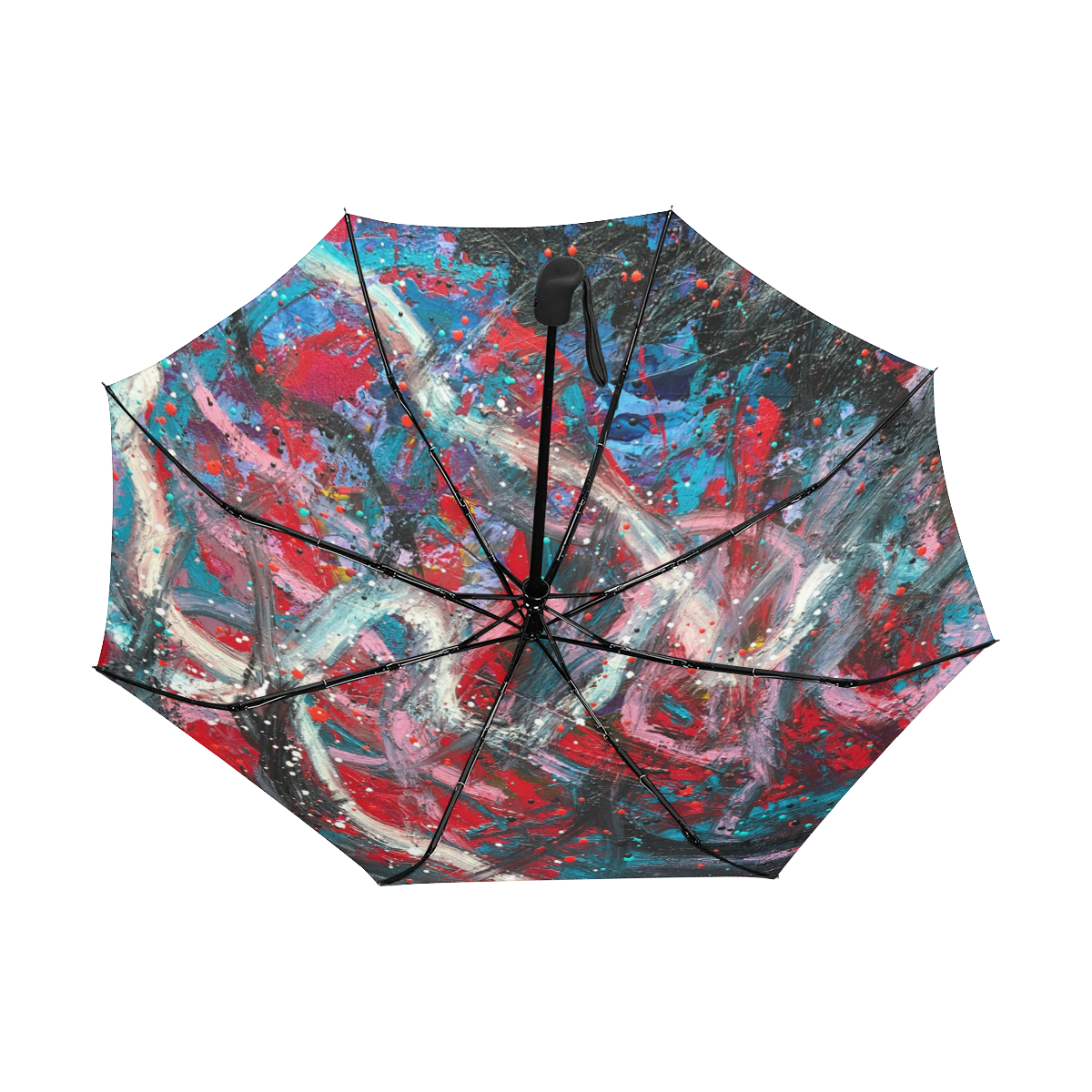 Deep in my heart Anti-UV Auto-Foldable Umbrella (Underside Printing) (U06)
