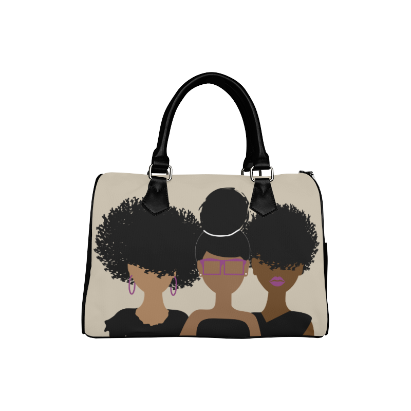 Curly Girl Trio (Royalty) Handbag Boston Handbag (Model 1621)