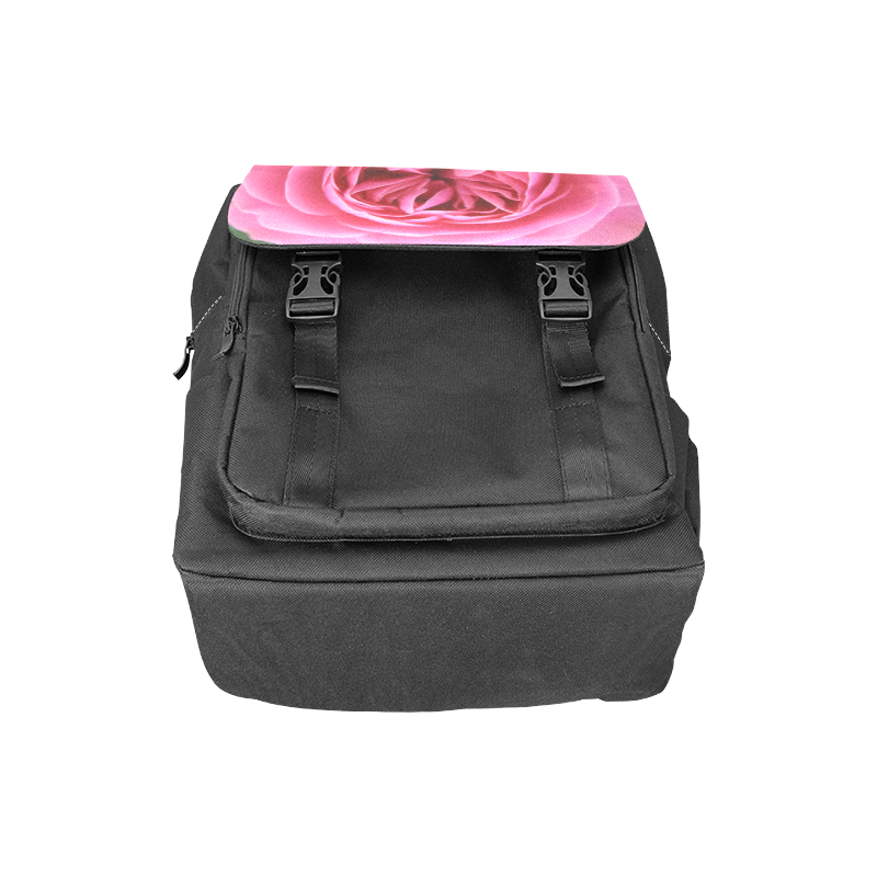 Rose Fleur Macro Casual Shoulders Backpack (Model 1623)