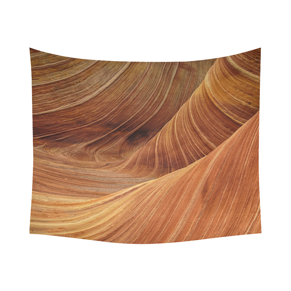 Sandstone Cotton Linen Wall Tapestry 60"x 51"
