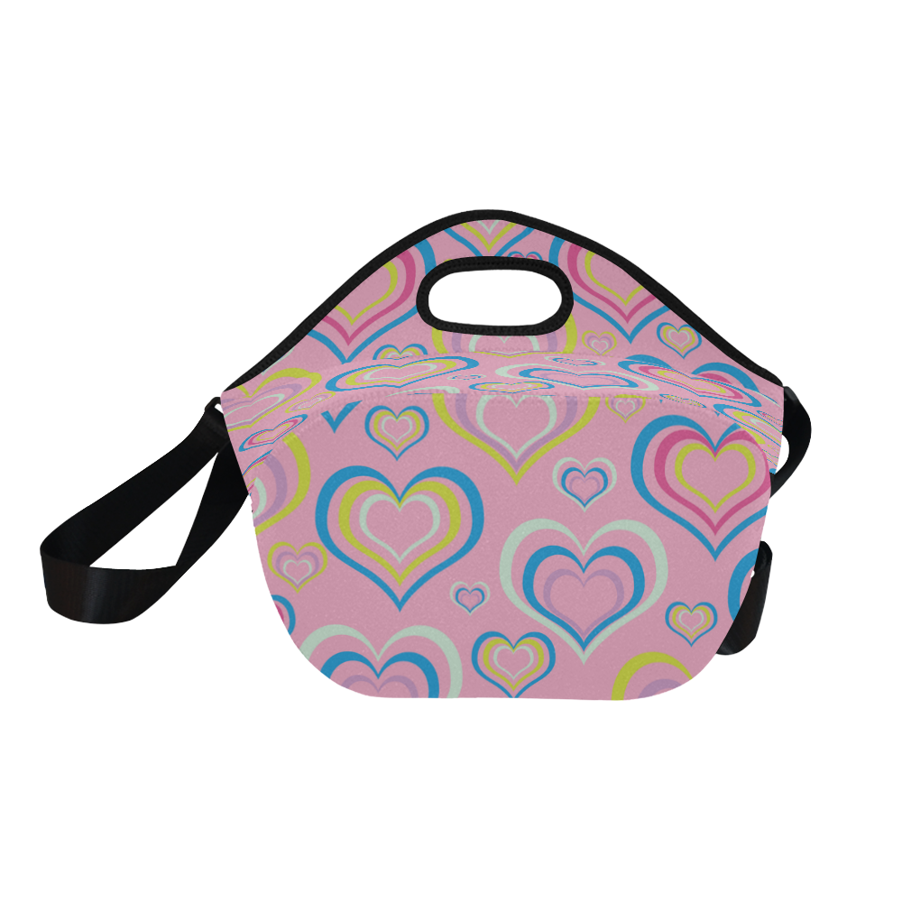 Sweet Heart Neoprene Lunch Bag/Large (Model 1669)