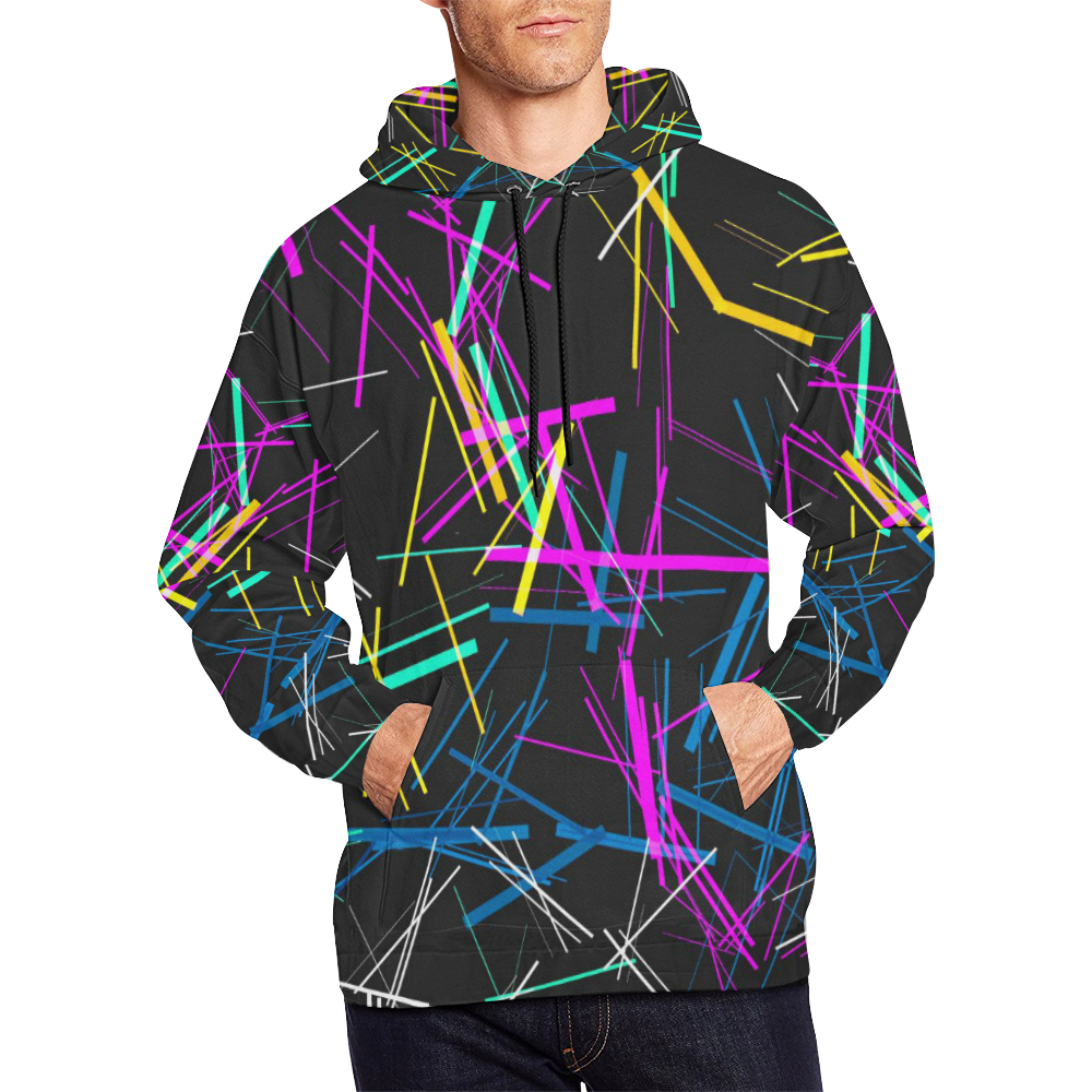 New Pattern factory 1A by JamColors All Over Print Hoodie for Men (USA Size) (Model H13)
