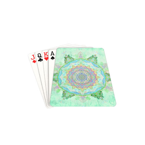india 4 Playing Cards 2.5"x3.5"