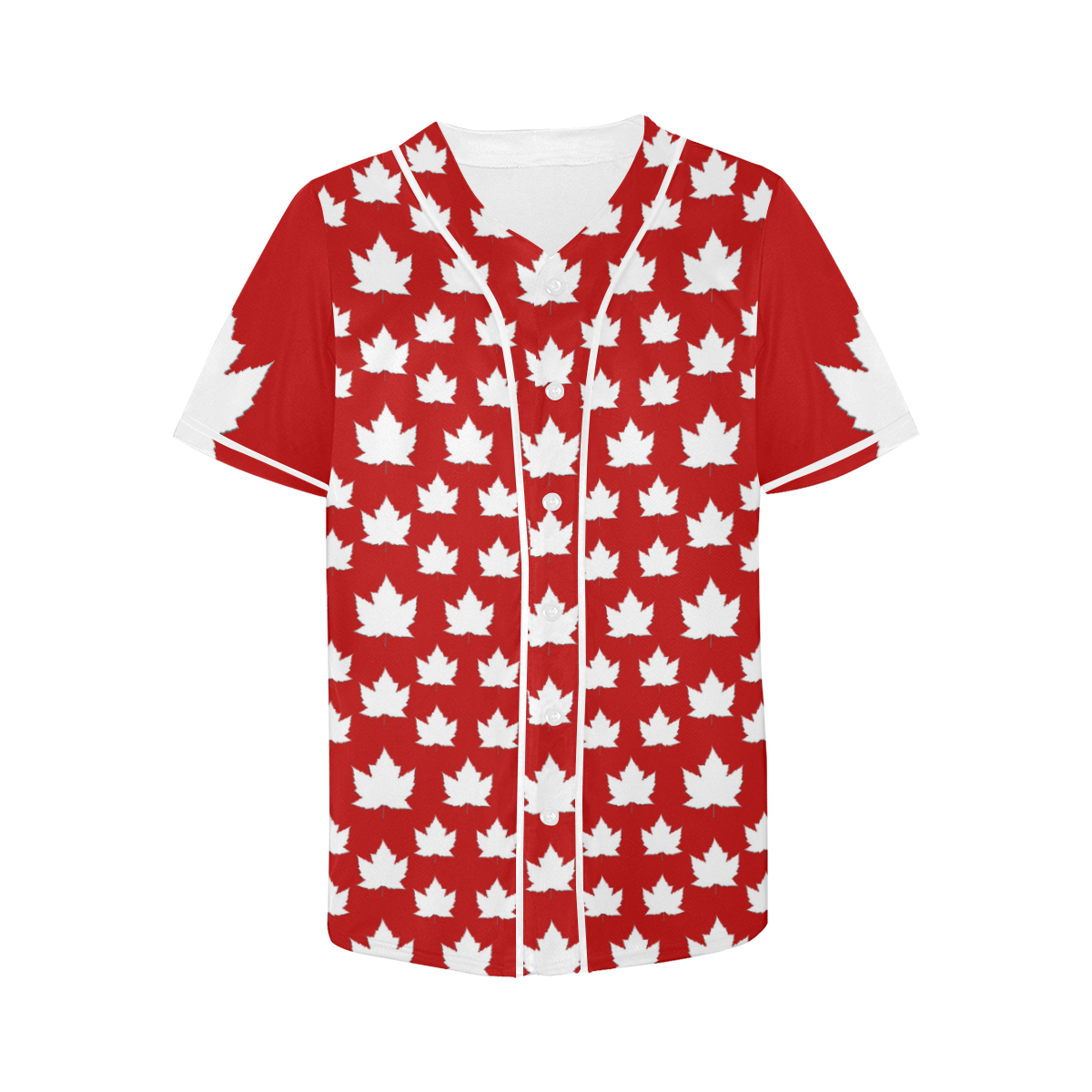 Cute Canada All Over Print Baseball Jersey for Women (Model T50)