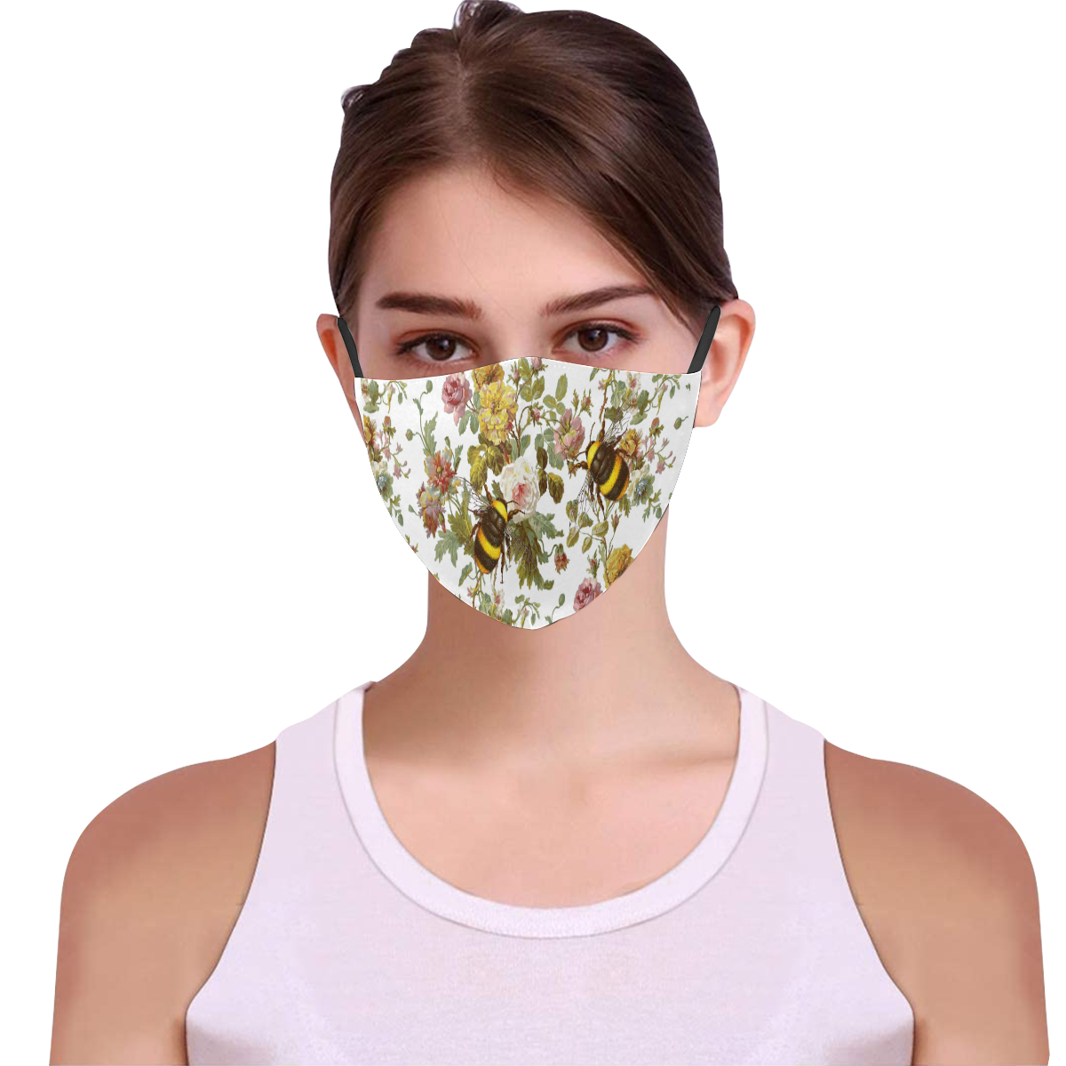 Early Bees 3D Mouth Mask with Drawstring (Pack of 3) (Model M04)