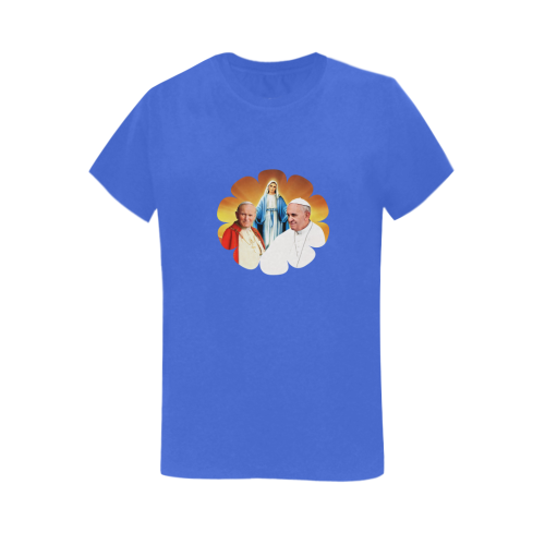 POPE Women's T-Shirt in USA Size (Two Sides Printing)