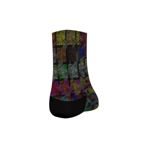 Ripped SpaceTime Stripes Collection Quarter Socks