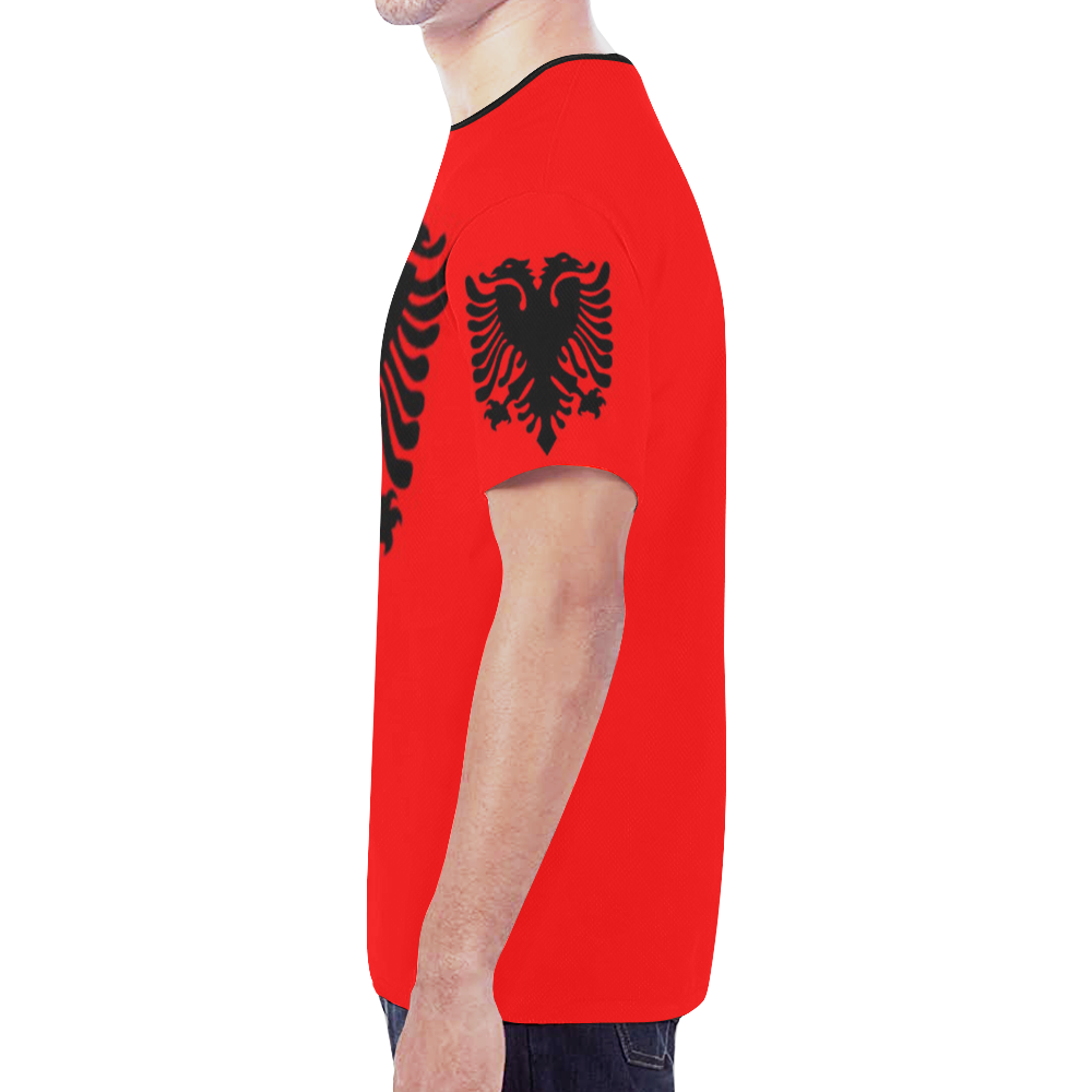 Albania - Official World Peace Flag New All Over Print T-shirt for Men (Model T45)