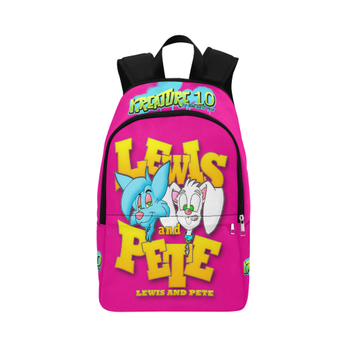 Lewis and pete pink bag Fabric Backpack for Adult (Model 1659)