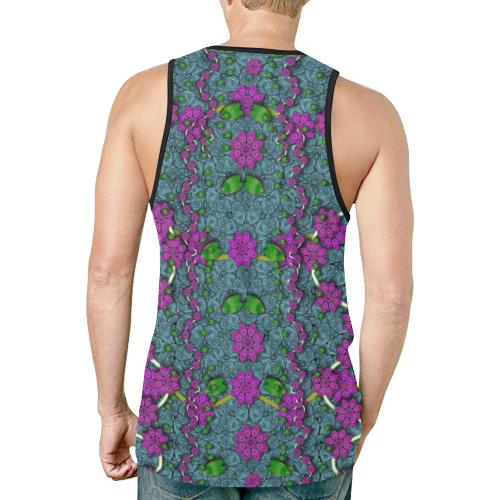 the most beautiful flower forest on earth New All Over Print Tank Top for Men (Model T46)