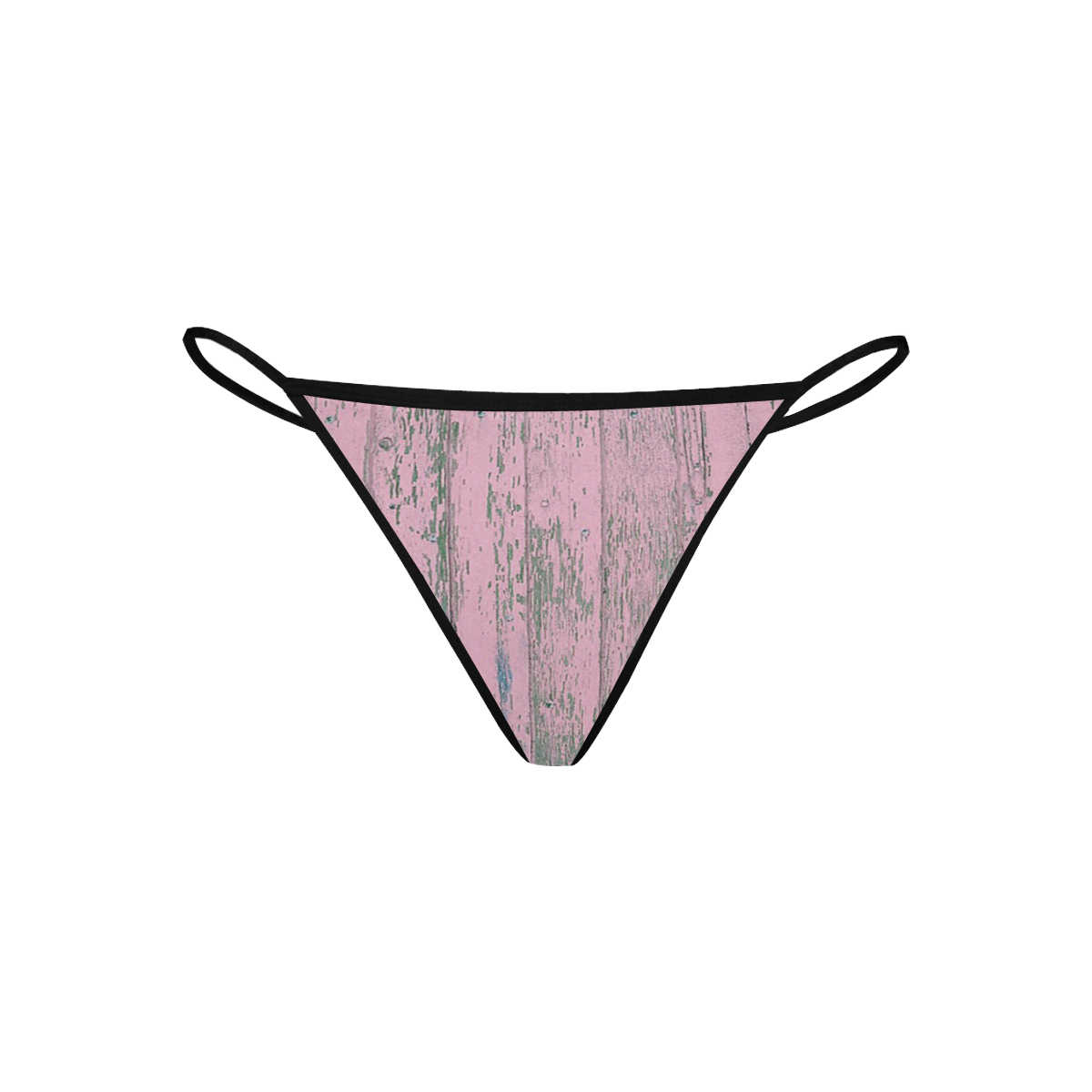 old pink wood wall Women's All Over Print G-String Panties (Model L35)