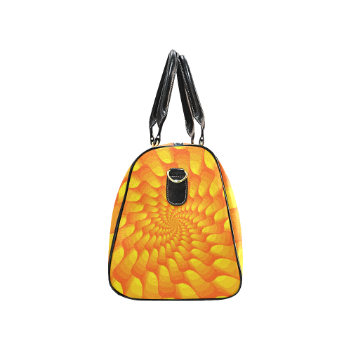 Orange spiral New Waterproof Travel Bag/Large (Model 1639)