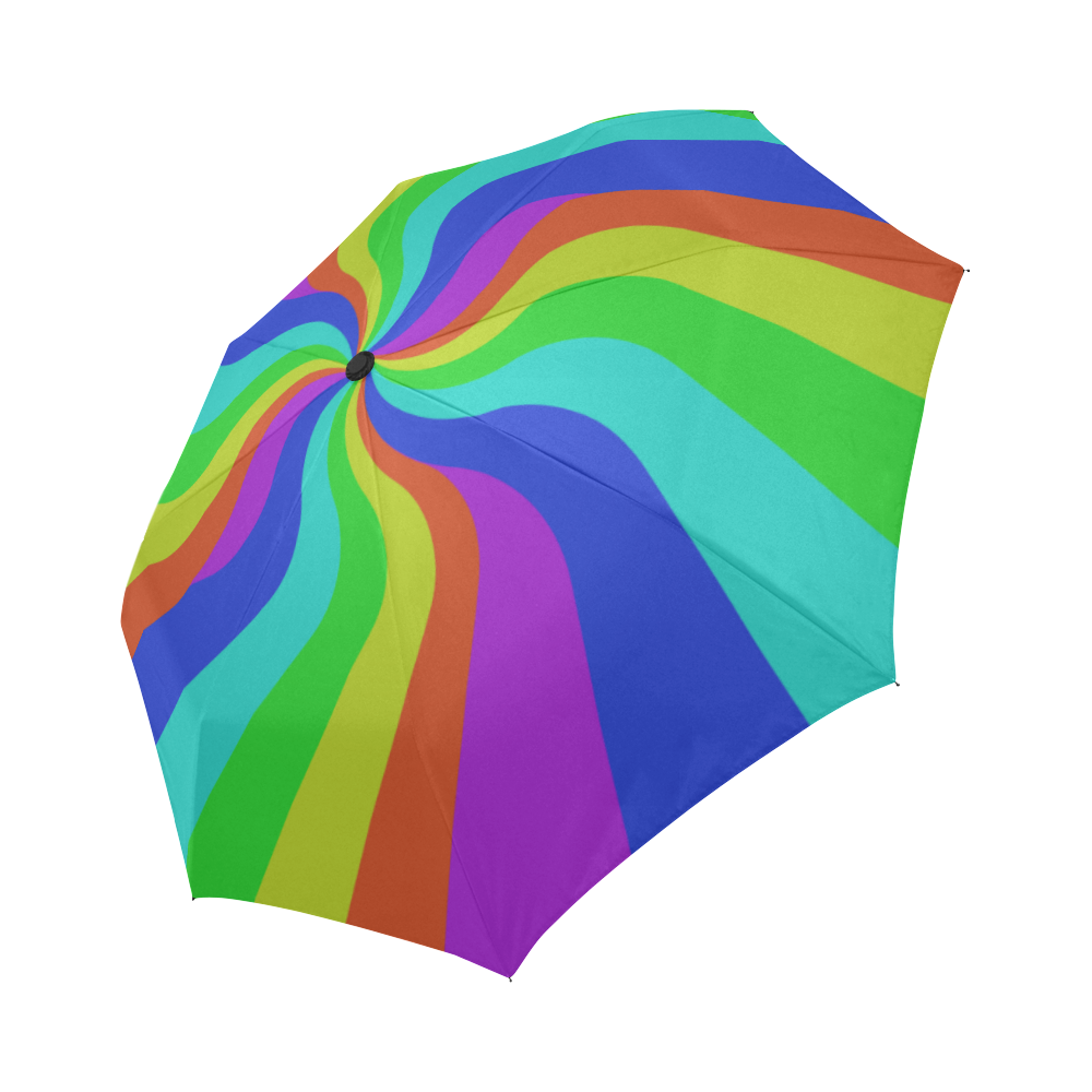 Rainbow Auto-Foldable Umbrella (Model U04)