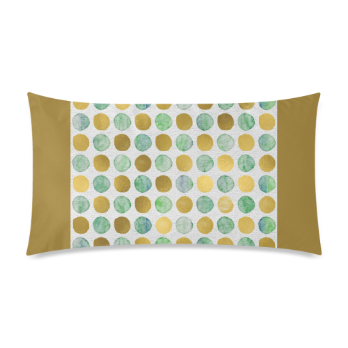 SPOTTING GOLD Rectangle Pillow Case 20"x36"(Twin Sides)