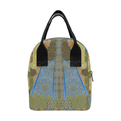 arabesques dore Zipper Lunch Bag (Model 1689)