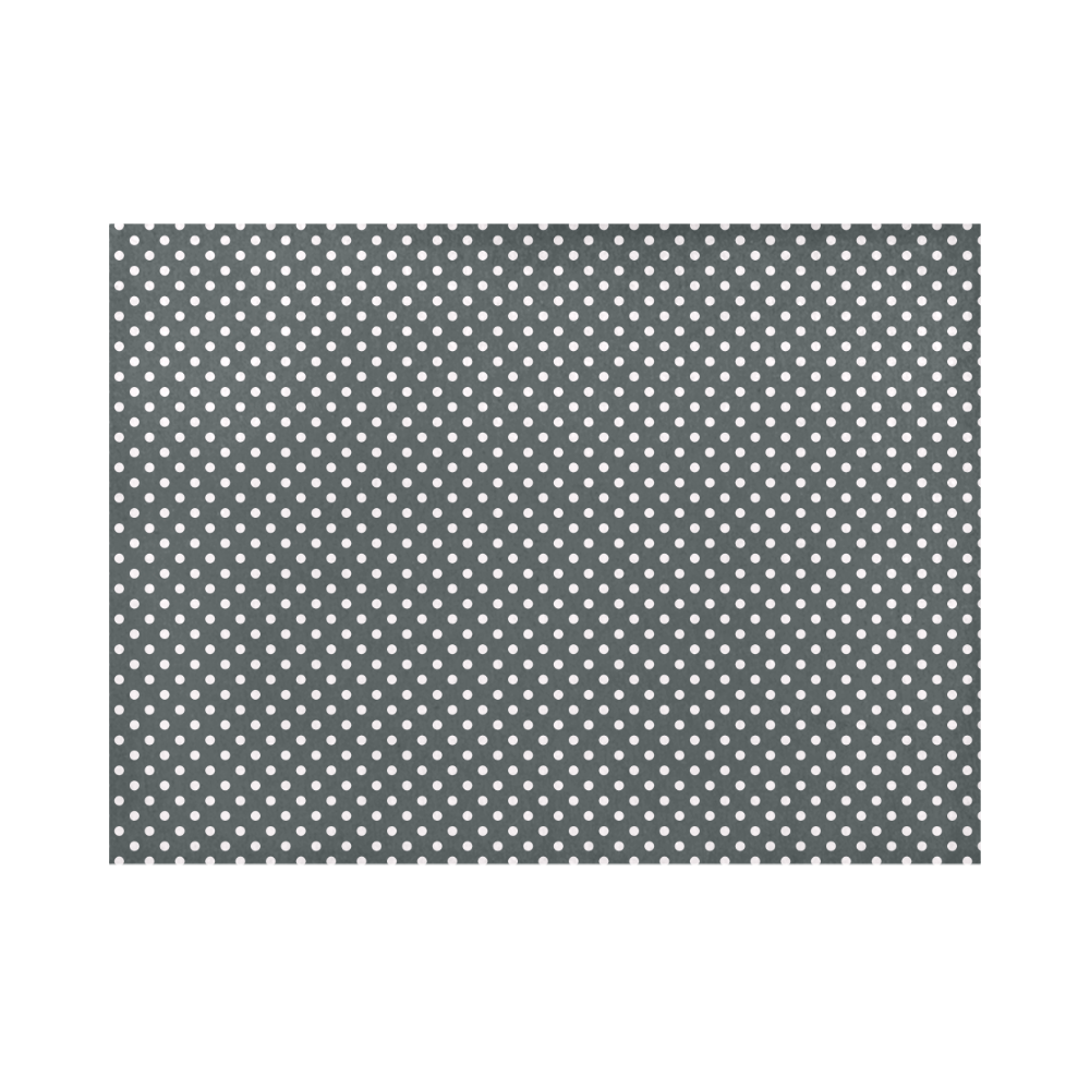 Silver polka dots Placemat 14’’ x 19’’ (Set of 4)