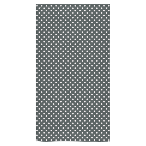 Silver polka dots Bath Towel 30"x56"