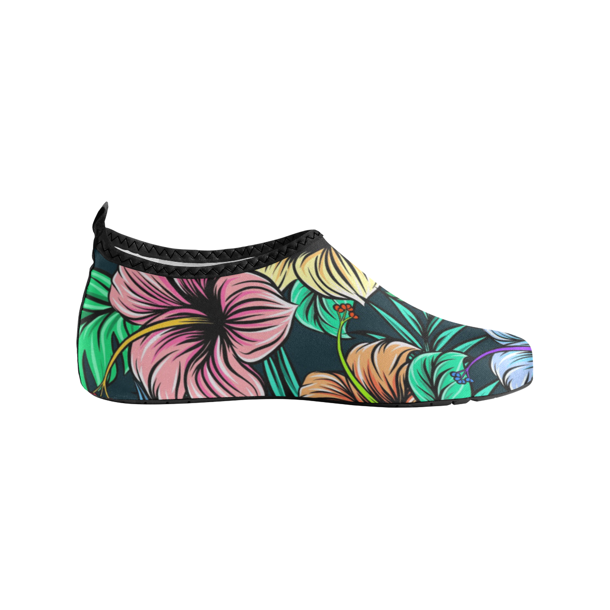 Hibiscus Dream Women's Slip-On Water Shoes (Model 056)