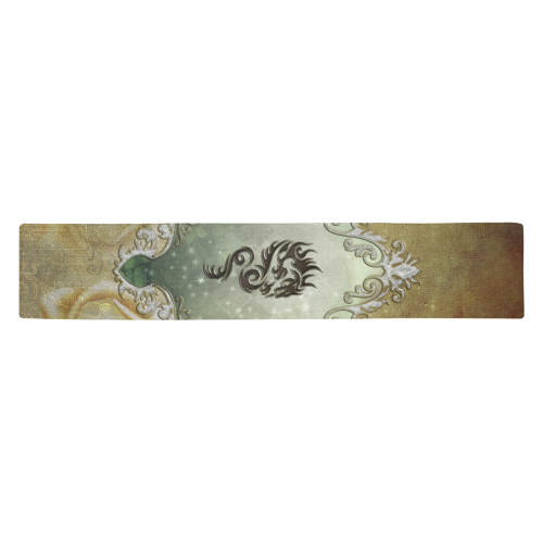 Awesome tribal dragon Table Runner 14x72 inch
