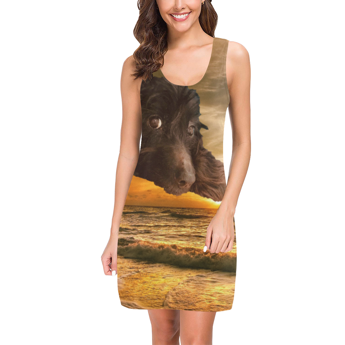 Dog and the Beach Medea Vest Dress (Model D06)