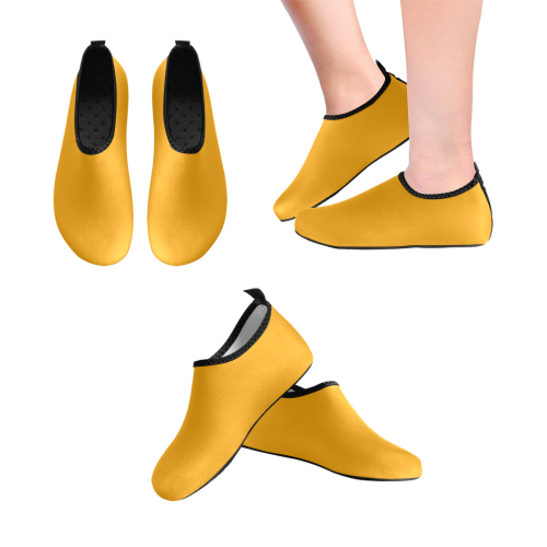 color orange Kids' Slip-On Water Shoes (Model 056)