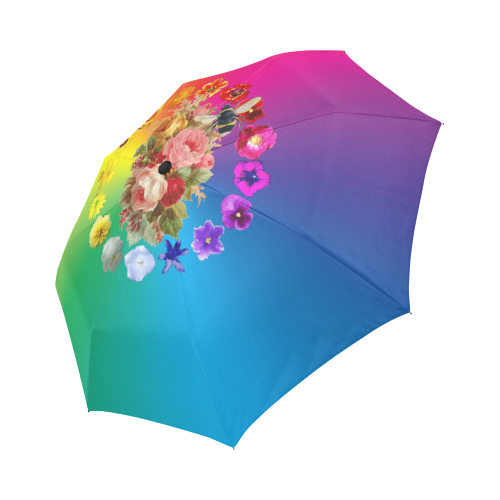 A Rainbow Day Auto-Foldable Umbrella (Model U04)