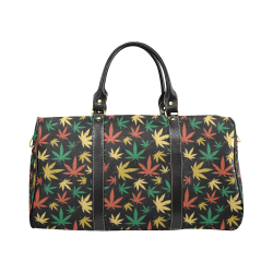 Cannabis Pattern New Waterproof Travel Bag/Small (Model 1639)