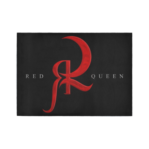 Red Queen Logo Area Rug7'x5'