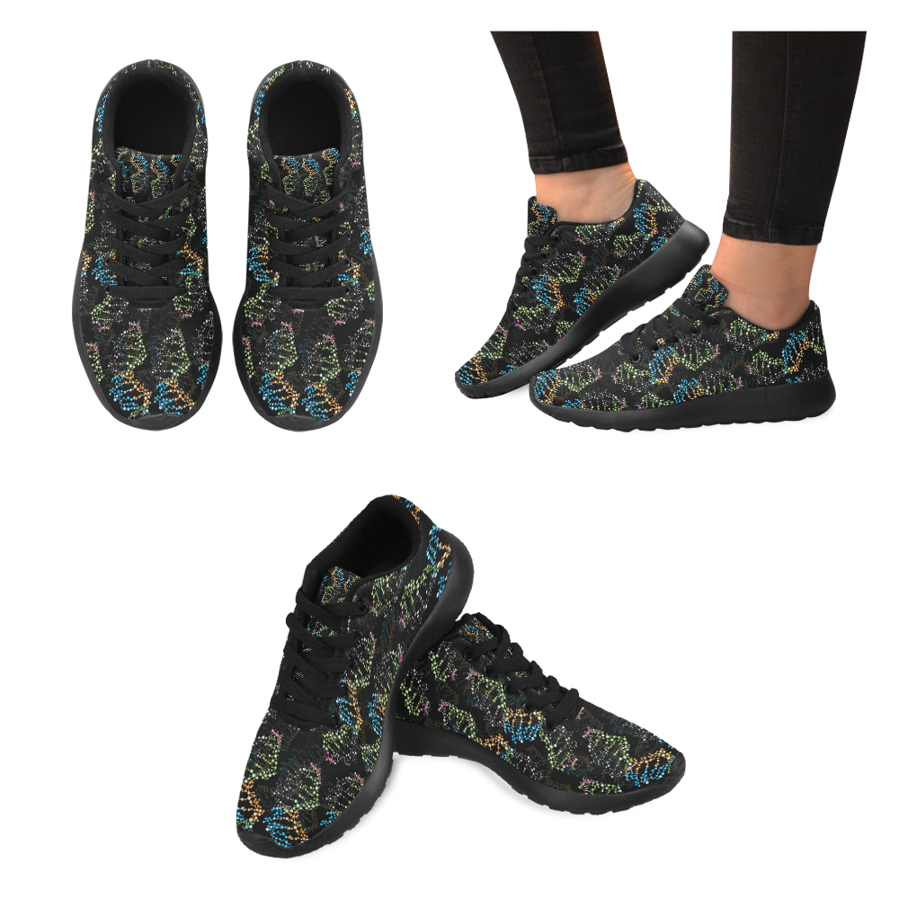 DNA pattern - Biology - Scientist Women’s Running Shoes (Model 020)