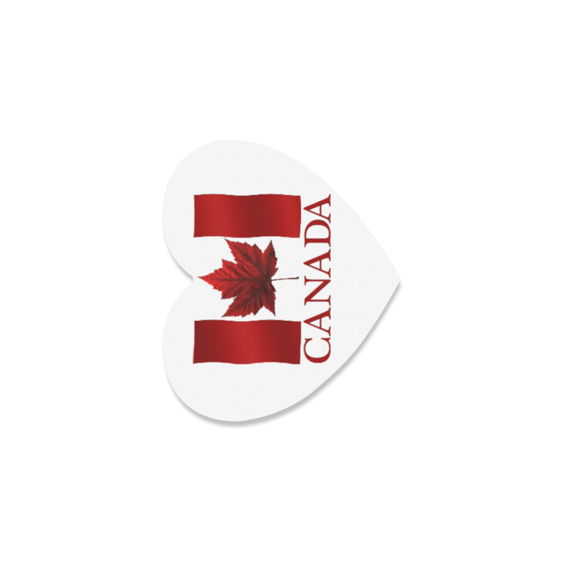 Canada Flag Coasters Canada Souvenirs Heart Coaster
