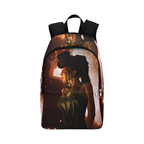 Beautiful steampunk women Fabric Backpack for Adult (Model 1659)
